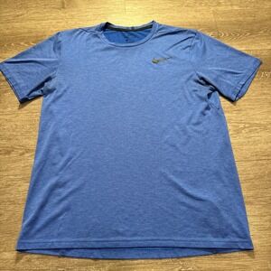 Nike Shirt Mens Large Performance Dri-Fit Breathe Fitness Training 832835-461